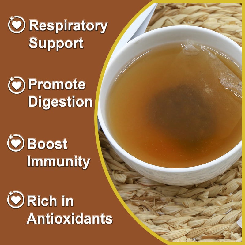 TEARELAE - Mullein Tea Bags For Lungs - 2.65 oz/75g (3g X 25 Bags) - 100% Pure Natural Premium Mullein Leaf Tea - Non-GMO - Caffeine-free - Good For Respiratory System - Image 5